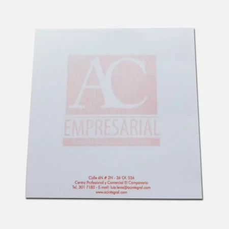 Tacos de Notas Personalizados